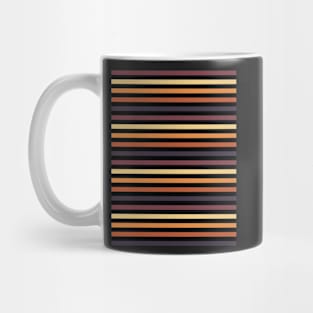 African Summer Sunset Stripes Mug